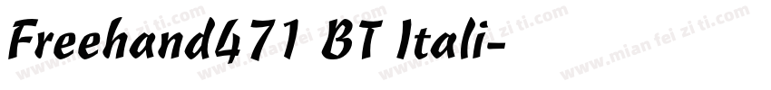 Freehand471 BT Itali字体转换